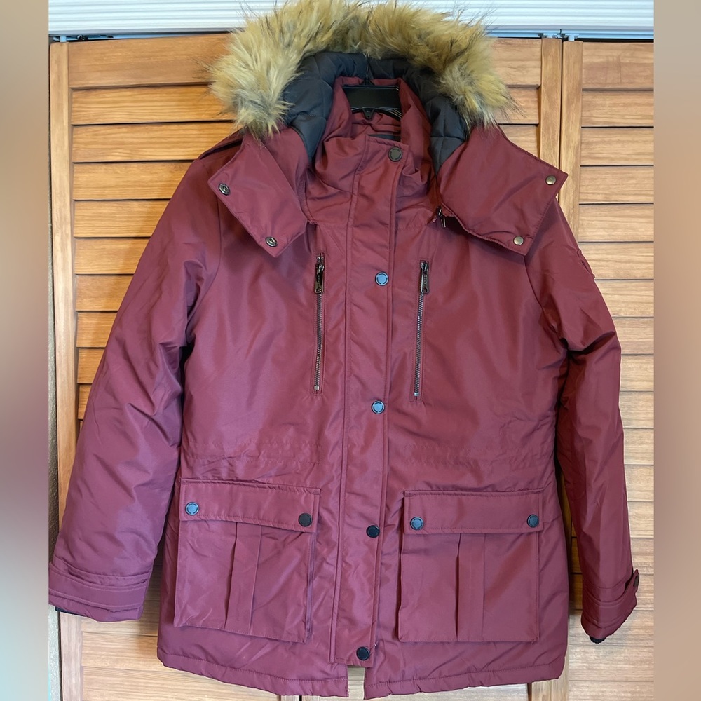 Wantdo Women's Quilted Winter Coat Warm Puffer Parka with Removable Hood